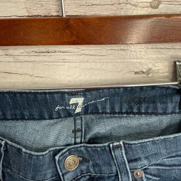 7 for all mankind dojo boot cut jeans size 27 - Picture 3 of 11